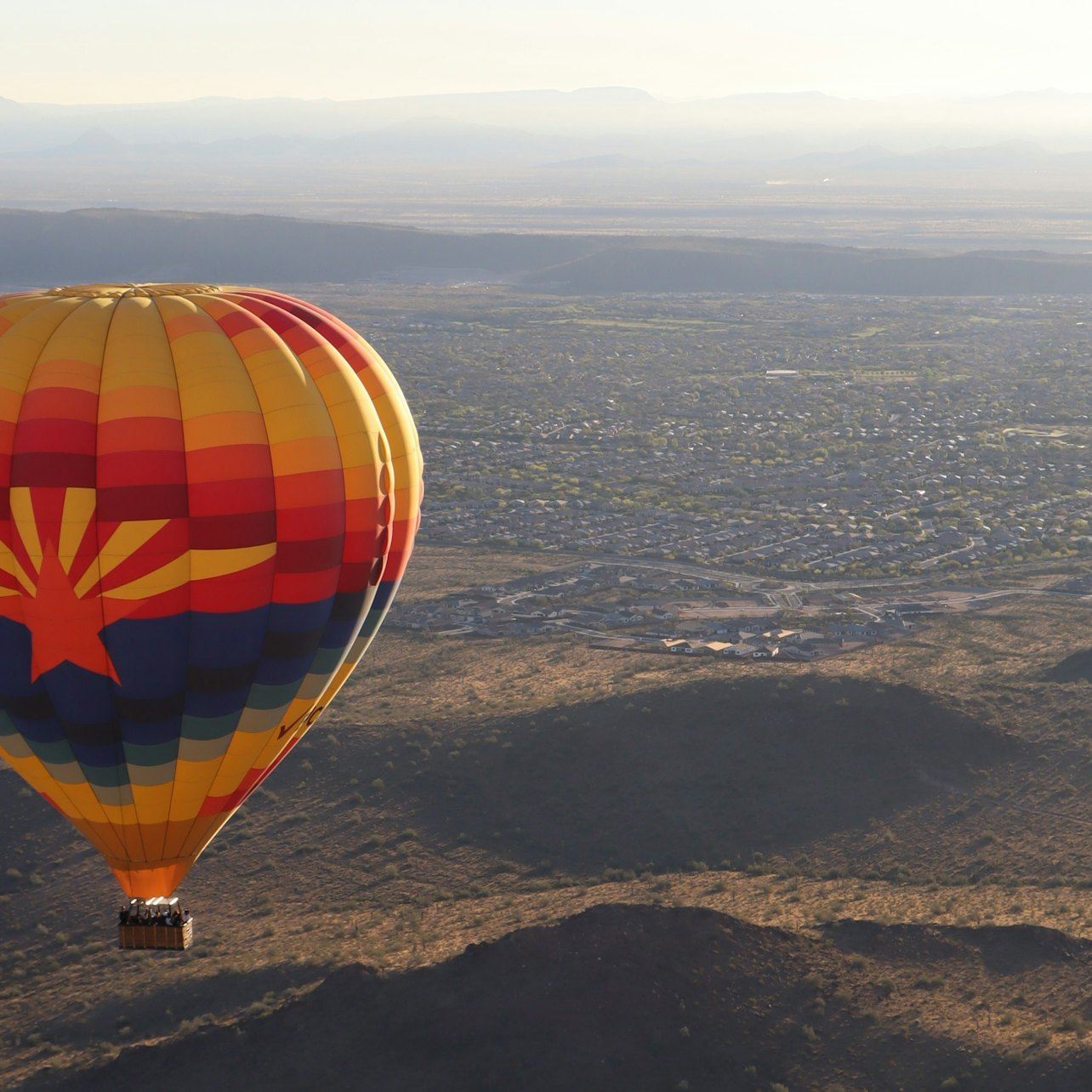 Phoenix: Geführte Heißluftballonfahrt zum Sonnenaufgang