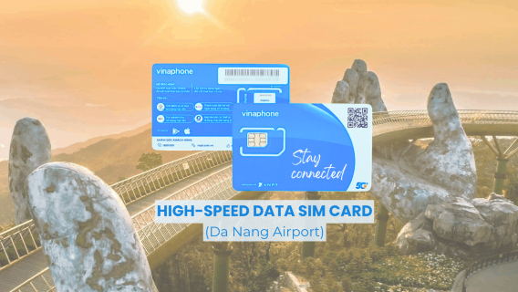 베트남 비나폰 4G/5G SIM 카드 (다낭 국제공항 픽업 또는 호텔 배송)