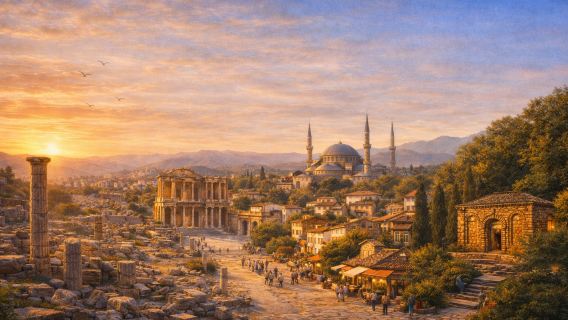 ทัวร์ 1 วันที่เอเฟซัส จาก อิซมีร์|เซลจุก|ออกเดินทางจากคูซาดาซี