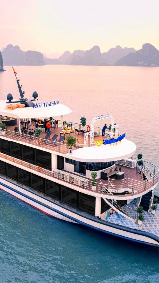 เรือสำราญ Diamond Era ระดับ 5 ดาว: ทัวร์วันเดียวอ่าวฮาลอง พร้อมพายเรือคายัค อาหารกลางวัน และปาร์ตี้ชมพระอาทิตย์ตก