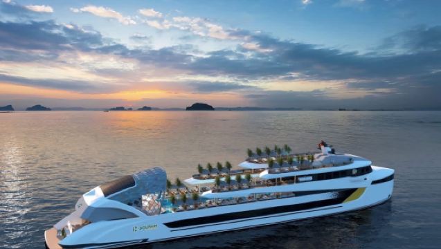 越南下龍灣遊輪之旅：五星/六星遊輪夜遊下龍灣&吹晚風、看日落