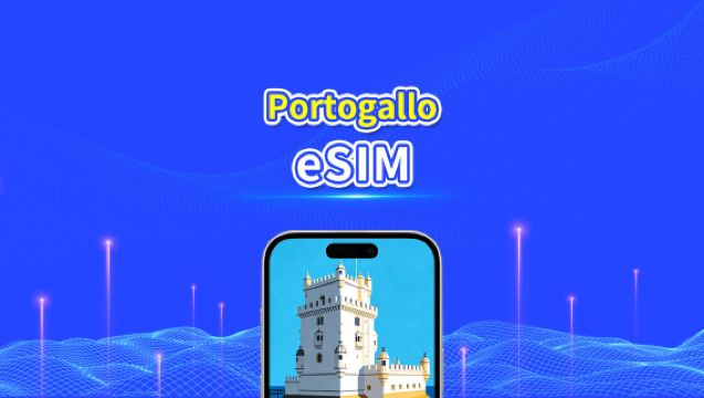 eSIM del Portogallo | 5G/4G | Pacchetto dati giornaliero/totale | 1-30 giorni | Fatturazione 24 ore | codice QR