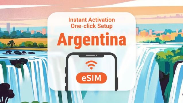 Argentinië eSIM | Dubbele netwerkdekking | 1–30 dagen | Directe QR-code