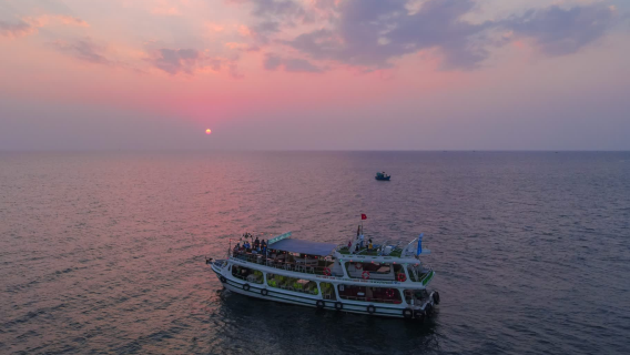 Phu Quoc Island Sunset Fishing Experience · Night Squid Fishing + Dinner + Hotel Transfer