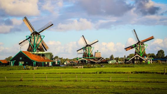 Passeio de um dia em Zaanse Schans, vila de Edam, Volendam, Marken e oficina de queijos e tamancos na Holanda