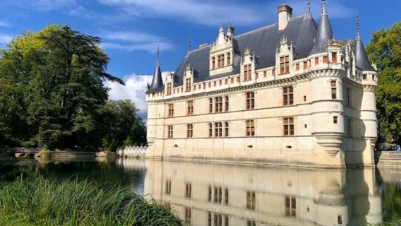 1-day tour to Villandry + Azay-le-Rideau + Loire Valley in France including admission ticket and winery tasting