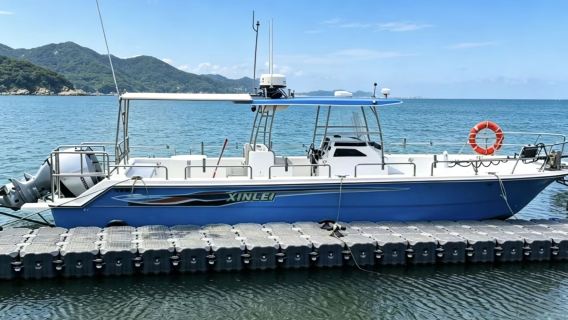 [Sewa Bot Memancing Laut di Qinhuangdao] Sewa Bot Memancing 11 Meter di Pulau Putao, Beidaihe, Qinhuangdao untuk Memancing di Laut