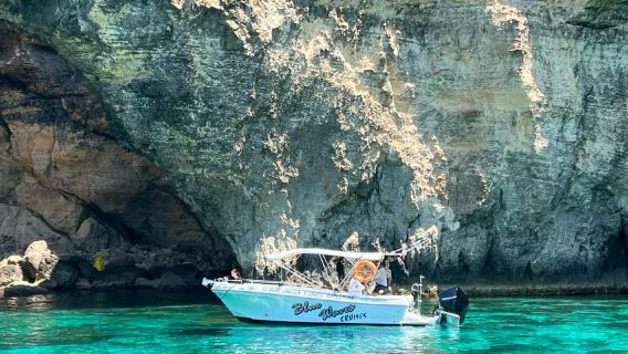 Mellieha: Speedboat Trip Round Comino Caves & Blue Lagoon