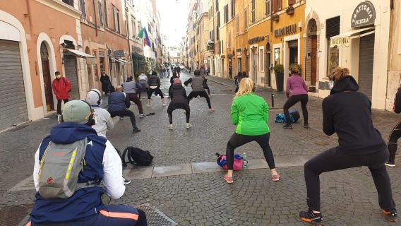 Rome: Fitness Tour with Views of the Roman Forum & Colosseum
