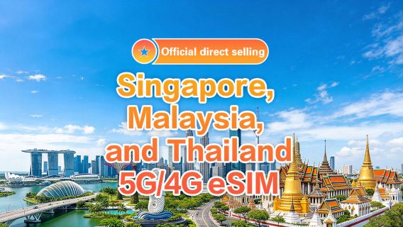 [Singapore, Malaysia, Thailand] 4G/5G | eSIM | 1-30 days optional | Order now | QR Code