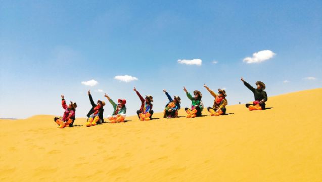 寧夏中衞起止一日遊沙坡頭+騰格裡沙漠+66號公路一日遊嗨小團