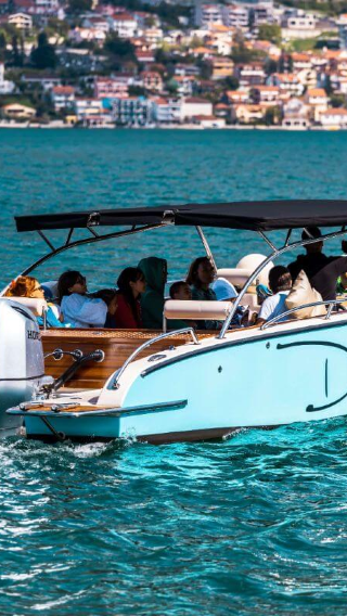 Kotor fjord blue cave speedboating cruise [3 time slots optional]