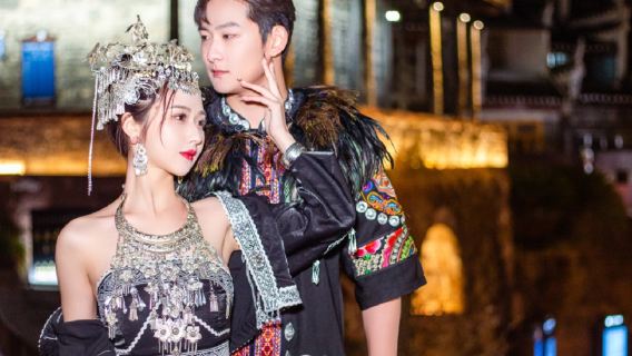 懐化旅行写真【ドライバーとディレクター + 航空マイクロフィルム + メイクと衣料品&アクセサリー+ 旅程のカスタマイズ + ネガ無料 + 人数無制限】