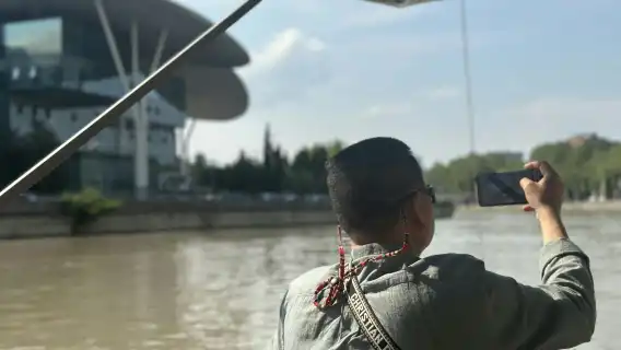 Mtkvari River sightseeing boat tour