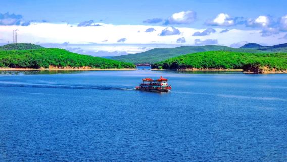 鏡泊湖散客團1日遊〓含車費+門票+半湖遊+環保車