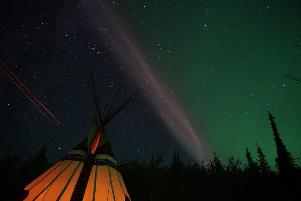 Yukón: Tour nocturno para ver la aurora boreal