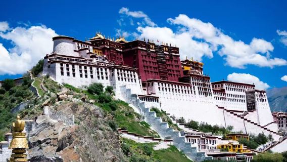 In-depth Lhasa city 1-day tour with Potala Palace + Jokhang Temple and Barkhor Street guided by gold-rated guide, including hotel pickup