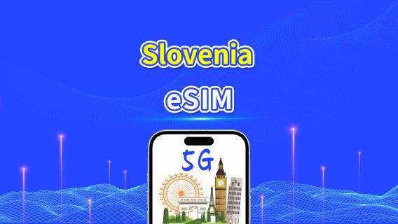 Slowenien eSIM | 5G/4G | Tägliches/Gesamtdatenpaket | 1-30 Tage | 24-Stunden-Abrechnung | QR-Code