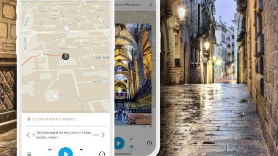 Barcellona: tour del quartiere gotico con audioguida digitale