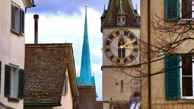 蘇黎世老城-林登霍夫山-藍茵瀑布5座/7座可選1日包車·中文