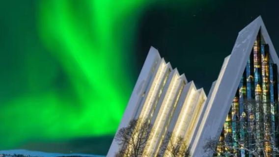 挪威特羅姆瑟北極大教堂+纜車+狗拉雪橇【中文包車+景點可調】