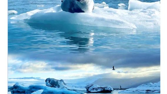 冰島南部一日遊：冰河湖+鑽石冰沙灘+維克小鎮