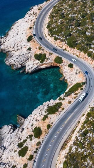 トルコ貸切チャーター-アンタルヤ-フェトヒイェ D400道路 都市間貸切チャーター ワンデーツアー
