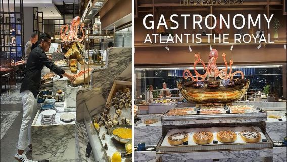 Specialty restaurants at Atlantis Dubai (Saffron Restaurant/Kaleidoscope Buffet Restaurant/Royal Atlantis Gastronomy Restaurant)