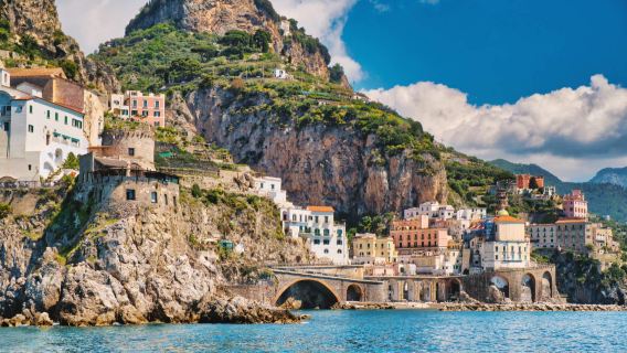 Włochy: Jednodniowa wycieczka do Sorrento, Positano i Amalfi [wycieczka w języku angielskim z transferem]
