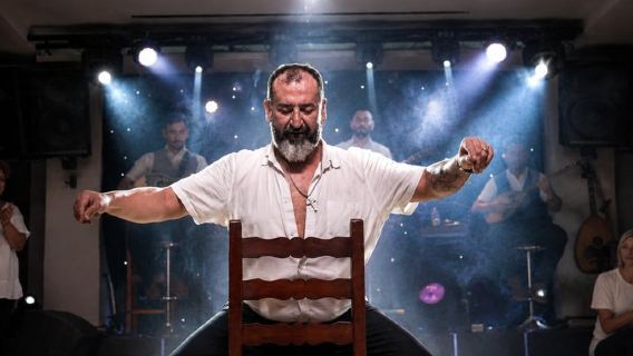 Traditional Greek Night live Music & Dinner Show in Santorini