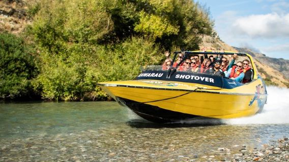 60 Minute Jet Boat Ride on the Kawarau and Shotover Rivers