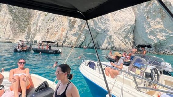 Zakynthos: Turtles, Marathonisi & Keri Caves Speedboat Tour