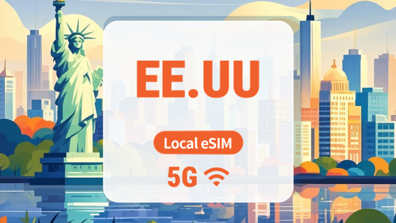 EE. UU. T-Mobile 5G eSIM | IP Local • Apps de IA y TikTok | 15/30/60 Días | Código QR