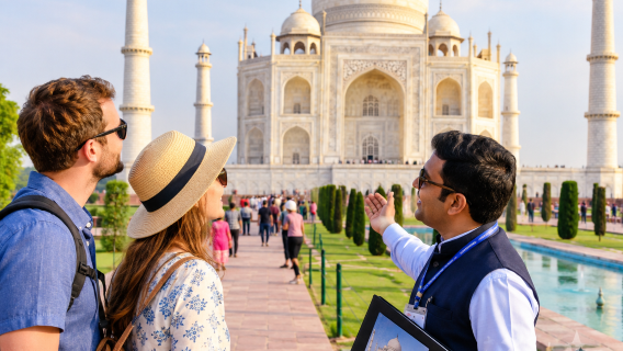 Dari New Delhi: Tur Privat Taj Mahal & Benteng Agra dengan Makan Siang & Biaya Masuk