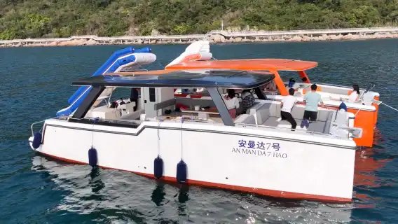 深圳遊艇出海大梅沙網紅雙體遊艇包船出海