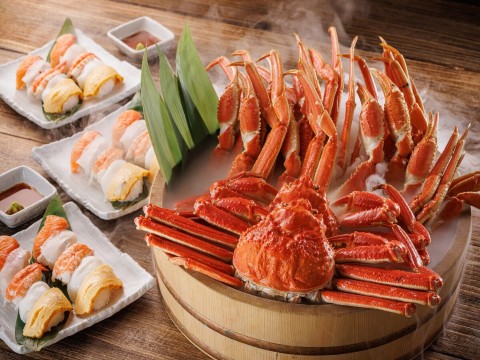 【蟹三昧 新宿店】蟹三昧 紅帝王蟹、雪蟹自助套餐