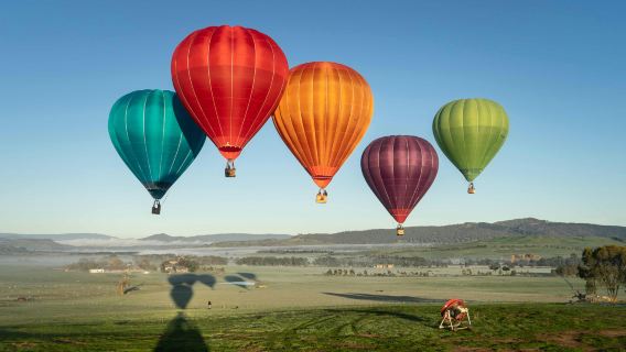 Yarra Valley: Hot-Air Balloon & Optional Breakfast + Transfer