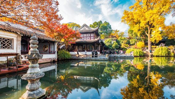 多城出發丨蘇州園林+七里山塘街+寒山寺一日遊（可選拙政園線）