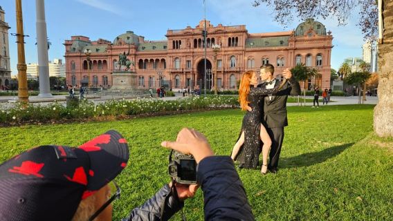 Buenos Aires: servizio fotografico privato di tango con ballerini professionisti