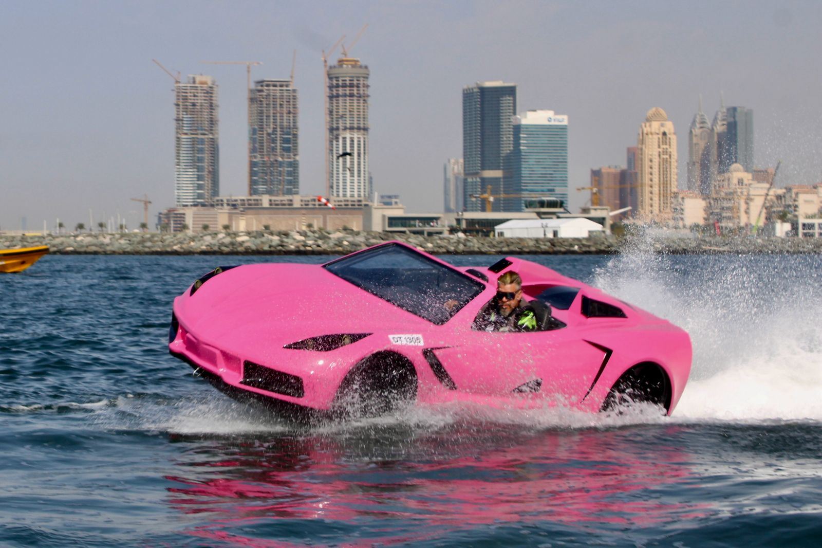 Dubai Jet Car Ride –Drive on Water! 20 /30/60 Min with Optional Jet Ski, Donut & Banana Boat Rides