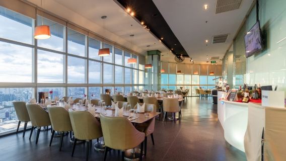 Bangkok Baiyoke Sky Hotel buffet dinner + 84th & 77th floor observation decks | Optional buffet dinner/lunch with delicious international buffet + 360° Bangkok views