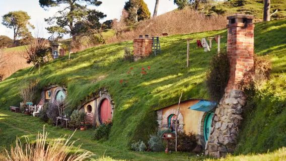 Lawatan sehari ke Kampung Hobbit Auckland New Zealand + Gua Kunang-Kunang Waitomo kumpulan kecil dengan pengangkutan hotel