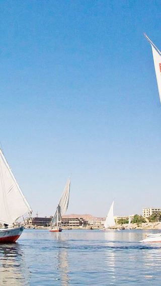 ล่องเรือเฟลุกก้าชมพระอาทิตย์ตกบนแม่น้ำไนล์ ต้นทางลักซอร์