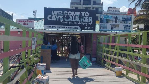 From Flores Guatemala: to Caye Caulker Belize Van + Ferry