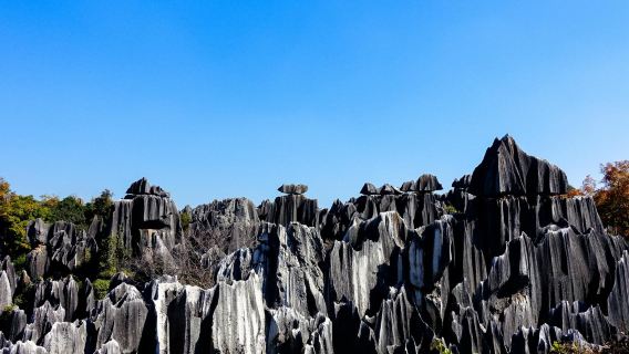 Yunnan'da görülmesi gereken yer: Kunming Shilin Yi Özerk İlçesi günübirlik turu [Kılıç sırtları gibi yükselen kayalar, uçsuz bucaksız taş denizi]
