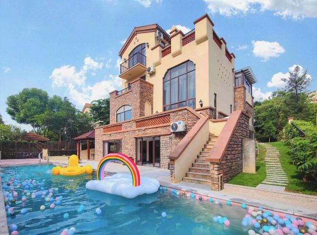 龍門南昆山竹溪山境溫泉·過夜露營【養生谷4房溫泉營地「泡私人湯池+唱K」大觀園地派溫泉】