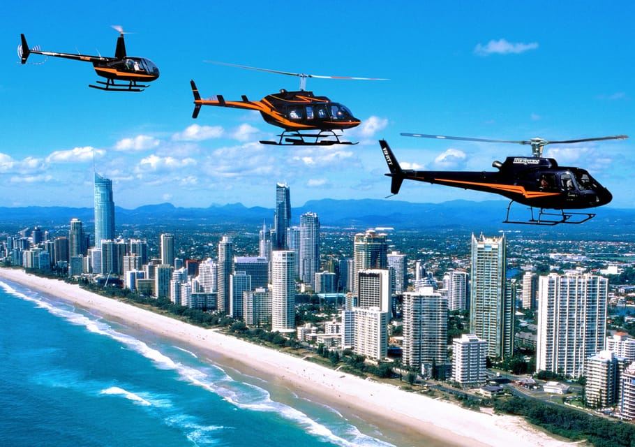 Gold Coast: Jet Boat Ride and Scenic Helicopter Tour