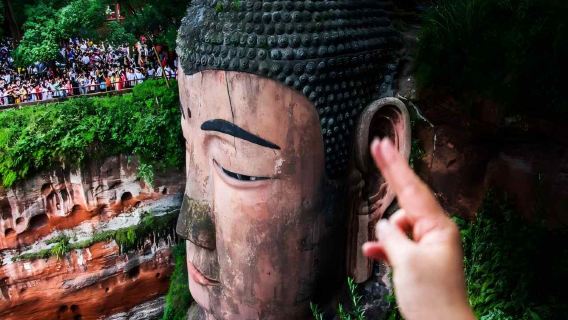 熊貓基地+樂山大佛2-8人包車遊·獨立用車大佛可選登山或船遊