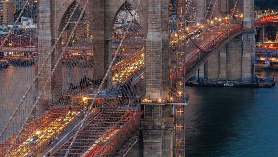 美國紐約：自由女神像+布魯克林大橋+華爾街銅牛+三一教堂