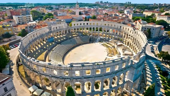 Tour privato con autista a Pula, Croazia - Tempio di Augusto/Arena/Parco Nazionale delle Isole Brioni